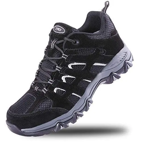 Produktbild: TFO Wanderschuhe Herren wasserdichte Luftzirkulation Einlegesohle Knöchelstütze rutschfest Leicht für Outdoor Trekking Walking