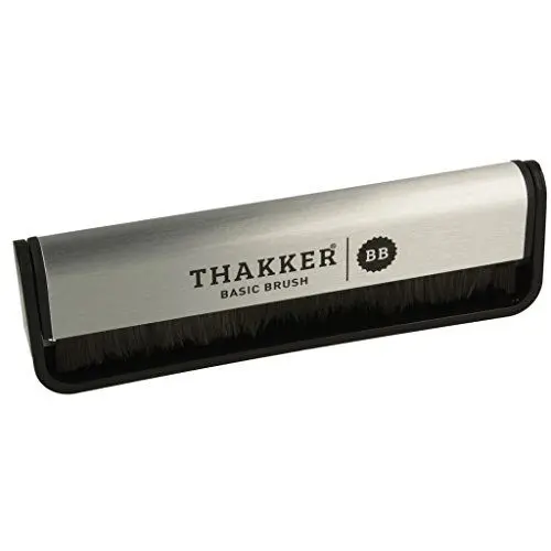 Produktbild: THAKKER Basic Brush - Antistatik Schallplattenbürste mit Kohlefaser-Borsten/Carbon
