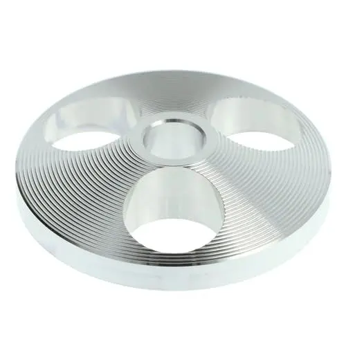 Produktbild: THAKKER SP45A-01SI - Single Puck | 45rpm Adapter für 7' Schallplatten | Aluminium | Silber