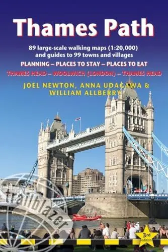 Produktbild: Thames Path: British Walking Guide: Thames Head to London - Includes 89 Large-Scale Walking Maps 1:20,000 & Guides to 99 Towns and Villages - ... Stay, Places to Eat (British Walking Guides)