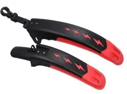 Produktbild: Thapncow 2er Set Fahrrad Schutzblech hinten und vorne|Spritzschutz Fahrrad|Fahrradkotflügelschützermtb|VerstellbareVerdickung,Verbreiterung vorne,Hinten passend für 24-26