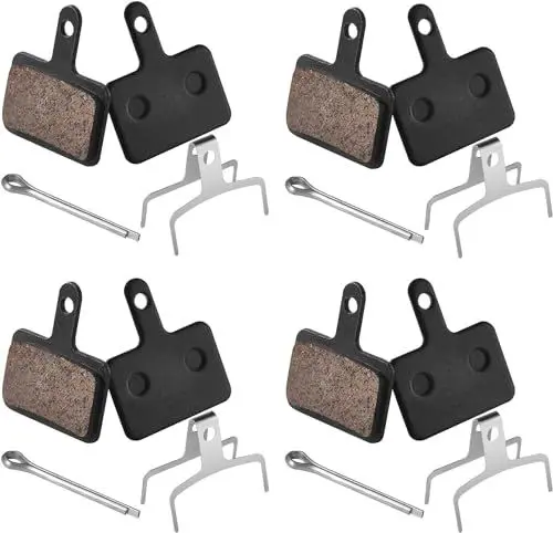 Produktbild: Thapncow 4 Paar Bremsbeläge, Fahrrad-Bremsbeläge, hochwertige Bremsbeläge, Roller-Bremsbeläge, für Heimschulfahrrad, Mountainbike