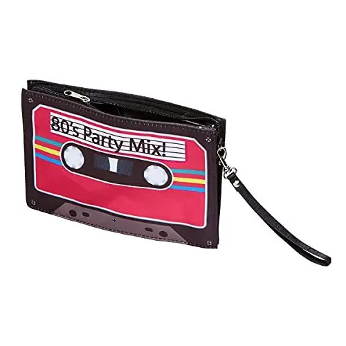 Produktbild: W WIDMANN MILANO Party Fashion 68592 - Handtasche Kassette, 80er Jahre, Kostüm, Accessoire, Kostümzubehör, Karneval, Mottoparty