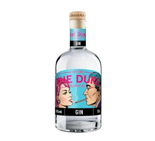Produktbild: THE DUKE - Lovebird Edition Gin - Limitierter Bio Gin mit Himbeere, Rose, Zitrone & Wacholder - Fruchtig, floral & frisch - Vegan - Hergestellt in Bayern - 45% vol. Alkohol - 70 cl