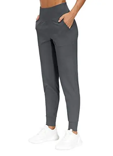 Produktbild: THE GYM PEOPLE Jogginghose Damen Sporthose Lang Yoga Hosen Leichte Sportleggings High Waist Freizeithose für Fitness, Wandern, Laufen