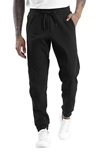 Produktbild: THE GYM PEOPLE Jogginghose Herren Fleece Trainingshose Sporthose Männer Lang Sport Hose Baumwolle Sweathose Jogger Freizeithose mit Tiefen Taschen
