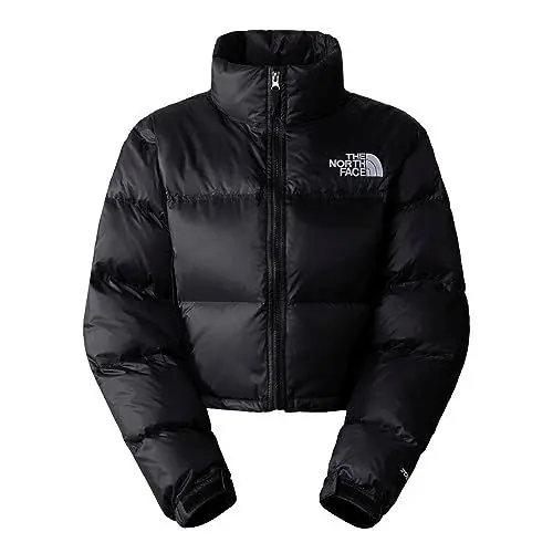 Produktbild: The North Face Nuptse Short Damen Jacke, Tnf Black/Tnf Black, M