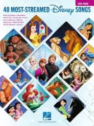 Produktbild: The 40 Most-Streamed Disney Songs für Klavier | Einfaches Piano Notenbuch für Kinder und Anfänger | Disney Songbook mit bekannten Filmhits | Klavier ... Sammlung mit Liedtexten: Easy Piano Songbook