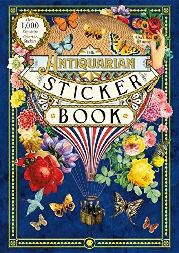 Produktbild: The Antiquarian Sticker Book: Over 1,000 Exquisite Victorian Stickers