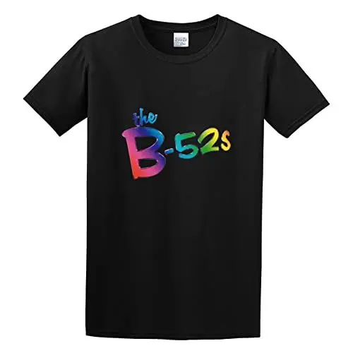 Produktbild: The B-52S Logo Unisex 100% Cotton Short-Sleeve T-Shirts Black XXL