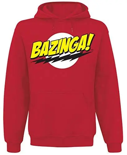 Produktbild: The Big Bang Theory Herren Kapuzenpullover, Rot, XXL