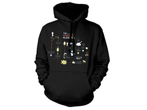 Produktbild: The Big Bang Theory Herren Kapuzenpullover, Schwarz, S