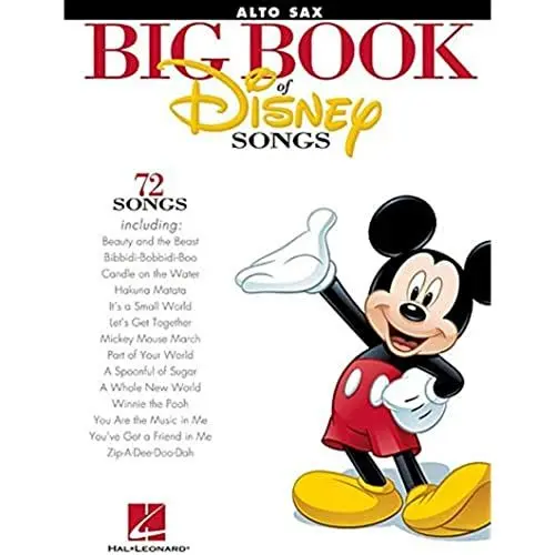 Produktbild: The Big Book Of Disney Songs -For Alto Saxophone-: Songbook für Alt-Saxophon