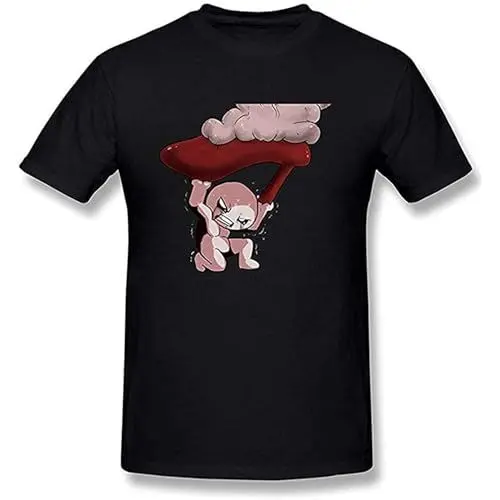 Produktbild: The Binding of Isaac Graphic Tee Printed T-Shirt Fashion Shirt for Men Black XL