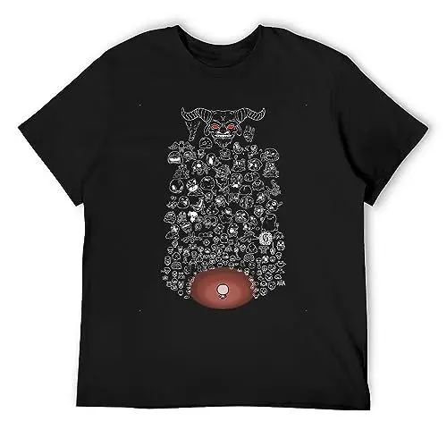 Produktbild: The Binding of Isaac My Friends Unisex 100% Cotton Short-Sleeve T-Shirts Black XXXL