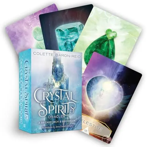 Produktbild: The Crystal Spirits Oracle: A 58-Card Oracle Deck and Guidebook for Crystal Healing Messages, Divination, Clarity and Spiritual Guidance
