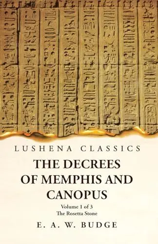 Produktbild: The Decrees of Memphis and Canopus The Rosetta Stone Volume 1 of 3