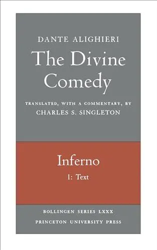 Produktbild: The Divine Comedy, I. Inferno, Vol. I. Part 1: Text (Divine Comedy of Dante Alighieri, Vol 1 Part 1/Italian Text and Translation, and Commentary, Band 1)