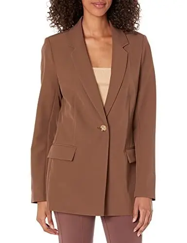 Produktbild: The Drop Blazer für Damen, Blake Lang, Kaffeebohnen, 5XL Große Größen