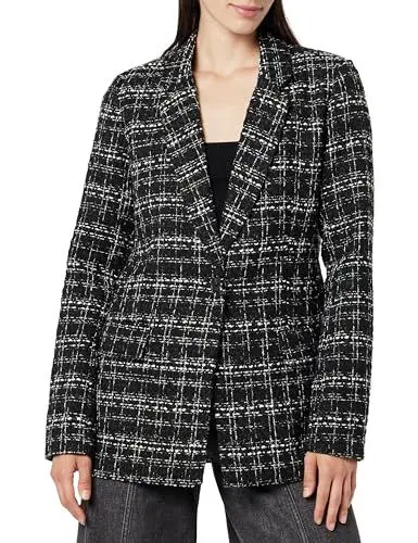 Produktbild: The Drop Blazer für Damen, Blake Lang, Schwarzer Bouclé, XS