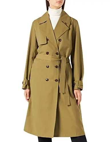 Produktbild: The Drop Damen Noa Trenchcoat, Martini Olive, XS