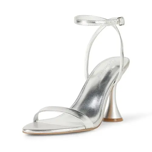 Produktbild: The Drop Lina Trend Heel Sandalen, Silber, 39.5 EU