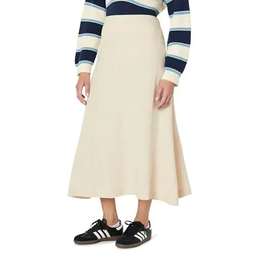 Produktbild: The Drop Sicily Linen Midi Skirt Midirock, Natürliches Leinen, M