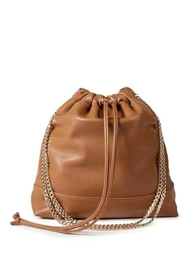 Produktbild: The Drop Tragetasche für Damen, Nyjah mit Kettenriemen, Cognac, Einheitsgröße
