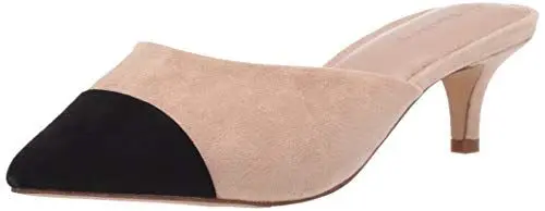 Produktbild: The Drop Women's Paulina Pointed Toe Two-Tone Mule, Natural/Black, 10