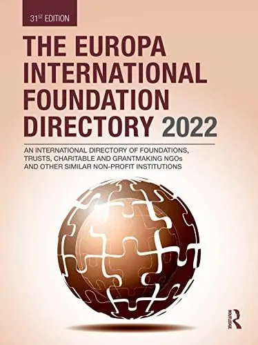 Produktbild: The Europa International Foundation Directory 2022