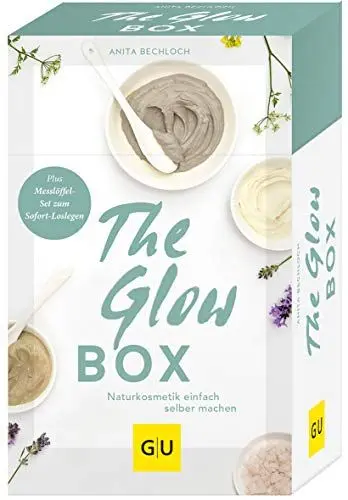 Produktbild: The Glow-Box: Naturkosmetik einfach selber machen. Plus Messlöffel-Set zum Sofort-Loslegen (GU Grüne Reihe)