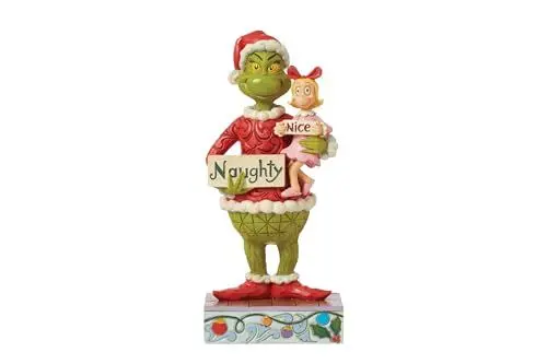 Produktbild: The Grinch by Jim Shore Naughty Nice Grinch and Cindy Figurine