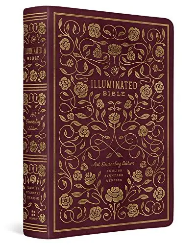 Produktbild: The Holy Bible: ESV Illuminated, Art Journaling Edition, Trutone, Burgundy