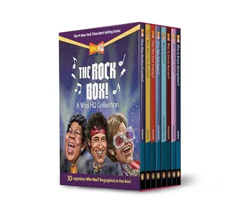 Produktbild: The Rock Box!: A Who HQ Collection: A Who HQ collection of the most influential figures in rock music (Who Was?)