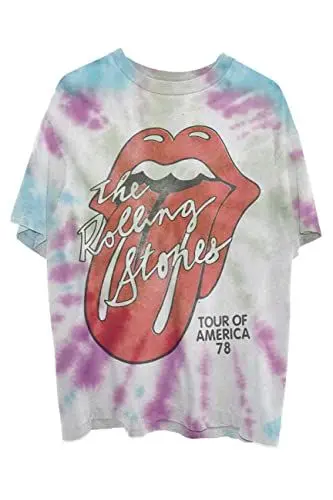 Produktbild: The Rolling Stones T Shirt Tour of USA 78 Logo Nue offiziell Unisex Dye Wash M