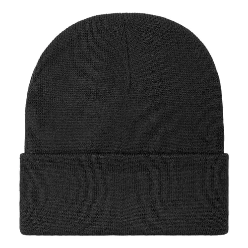 Produktbild: The ScotchMan Herren Damen Outdoor Beanie Strickmütze Wollmütze Einheitsgröße Schwarz