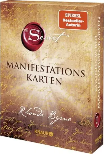 Produktbild: The Secret Manifestationskarten: Deutsche Erstausgabe – das Kartendeck zum Weltbestseller, 65 Karten mit Goldschnitt inkl. Anleitungsbuch