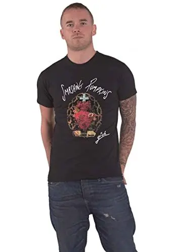 Produktbild: The Smashing Pumpkins T Shirt Souvenir Band Logo Nue offiziell Herren Schwarz XXL