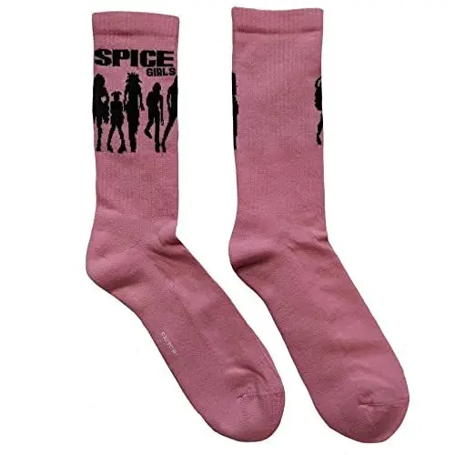 Produktbild: The Spice Girl Socken Silhouette Nue offiziell Unisex Rosa Ankle (UK SIZE 7 - One Size