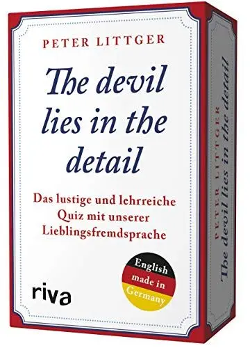 Produktbild: The devil lies in the detail: Das lustige und lehrreiche Quiz mit unserer Lieblingsfremdsprache