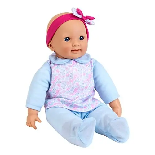 Produktbild: Theo Klein 1717 Baby Coralie interaktive Baby-Puppe | Mit 30 lebensechten Funktionen, Fläschchen und Schnuller | Spielzeug für Kinder ab 2 Jahren