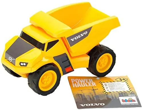 Produktbild: Theo Klein 2423 Volvo Power Kipper | Hochwertiger Kipplaster im Maßstab 1:24 | Baustellenfahrzeug mit Breiten Reifen | Maße: 22 cm x 11 cm x 12 cm | Spielzeug für Kinder ab 3 Jahren