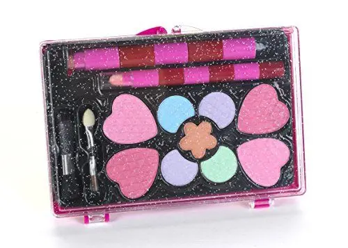 Produktbild: Theo Klein 5549 Kosmetik-Set I Inkl. Lidschatten, Rouge und Lipgloss I Maße: 15 cm x 1,5 cm x 10 cm I Spielzeug für Kinder ab 3 Jahren