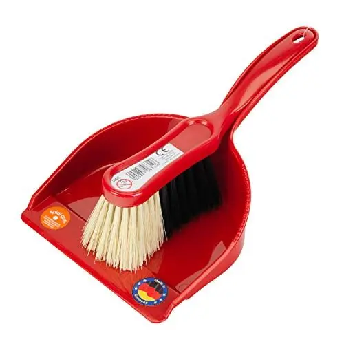 Produktbild: Theo Klein 6310 Classic Kehr-Set, 2-teilig I Kinderhandbesen-Set inkl. Kehrschaufel I Maße: 24 cm x 15 cm x 8 cm I Spielzeug für Kinder ab 3 Jahren