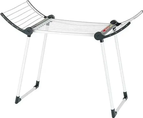 Produktbild: Theo Klein 6735 Vileda Trockenständer I Stabiler Kinder-Ständer für nasse Puppenkleider und Teddys I Mit einklappbaren Seitenteilen I Maße: 33 cm x 65 cm x 49,5 cm I Spielzeug für Kinder ab 3 Jahren