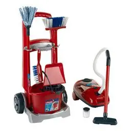 Produktbild: Theo Klein 6742 Vileda Besenwagen - Inklusive Putz-Zubehör - Batteriebetriebener Staubsauger mit Saug- und Soundfunktion - Spielzeug für Kinder ab 3 Jahren, 29 x 24 x 60 cm