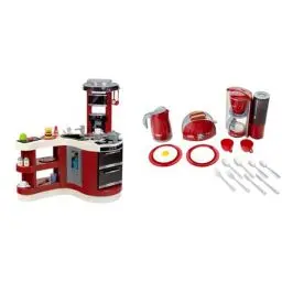 Produktbild: Theo Klein 7101 Miele Küche Wave Spicy, Multicolor & 9564 Bosch Frühstücksset I Küchen-Set bestehend aus Toaster, Kaffemaschine, Wasserrkocher und vielem mehr I Verpackungsmaße: 44,5cm x 13cm x 34cm