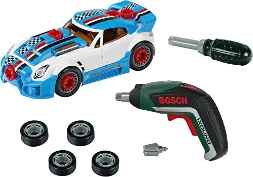 Produktbild: Theo Klein 8630 Bosch Car Tuning-Set | Zerlegbares Auto mit Tuning Zubehör | Mit batteriebetriebenem Akkuschrauber | Verpackungsmaße: 30cmx6,5cmx25cm Motorikspielzeug|Spielzeug für Kinder ab 3 Jahren