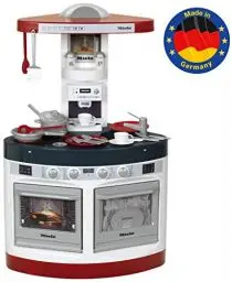 Produktbild: Theo Klein 9254 Miele Küche Triangel I Ecken I Kinderküchen-Zubehör I Kochplatte und Espressomaschine mit Sound I Spielzeug für Kinder ab 3 Jahren