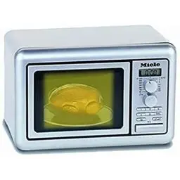 Produktbild: Theo Klein 9492 Miele Mikrowellenherd | Batteriebetriebener Drehboden | Zeituhr mit 3-facher Zeitvorgabe und Signalton | Maße: 25 cm x 16 cm x 17,5 cm | Spielzeug für Kinder ab 3 Jahren